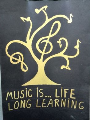 Music is ... Life Long Learning - thematic art works